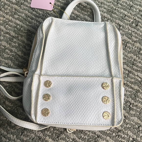 Hammitt Mini Hunter Backpack in Marshmallow with Gold Rivits - Picture 9 of 12